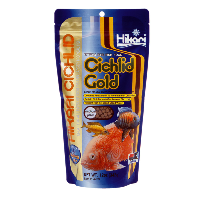 Hikari Cichlid Gold Sinking Medium Pellets 342g