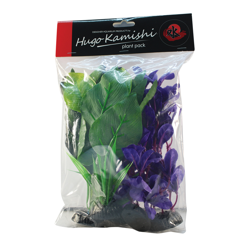 Purple Mix Silk Plants 20cm