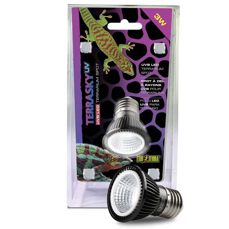 Exo Terra TerraSky UVB LED Terrarium Light 3W