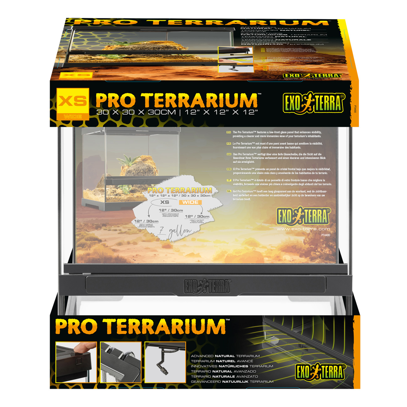 Exo Terra Pro Terrarium 30 x 30 x 30cm